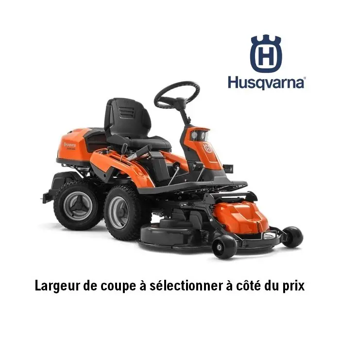 Autoportée Rider coupe frontale Husqvarna R216T AWD - coupe 94 / 103 / 112 cm