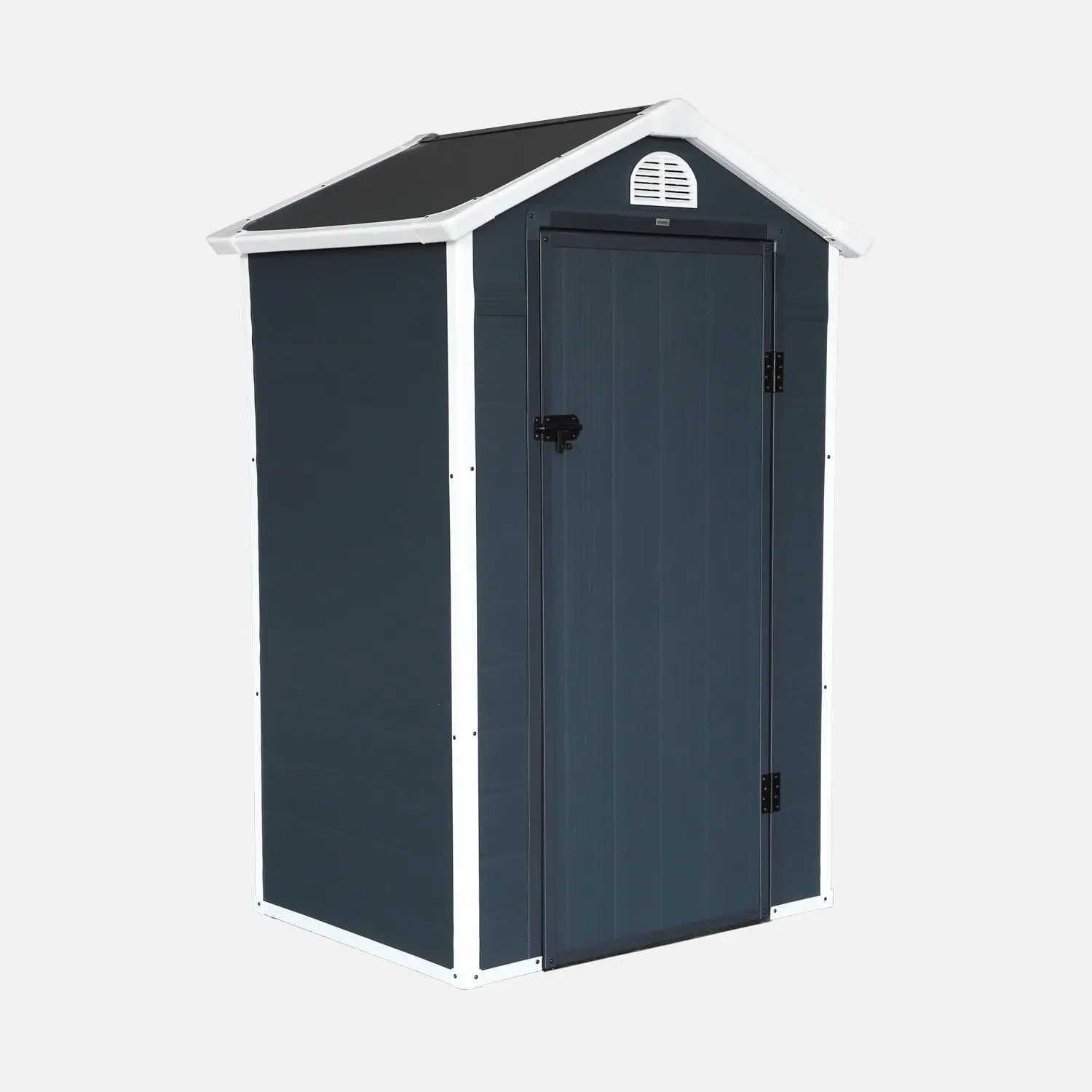 Abri de jardin en plastique, structure en aluminium 1,39m²